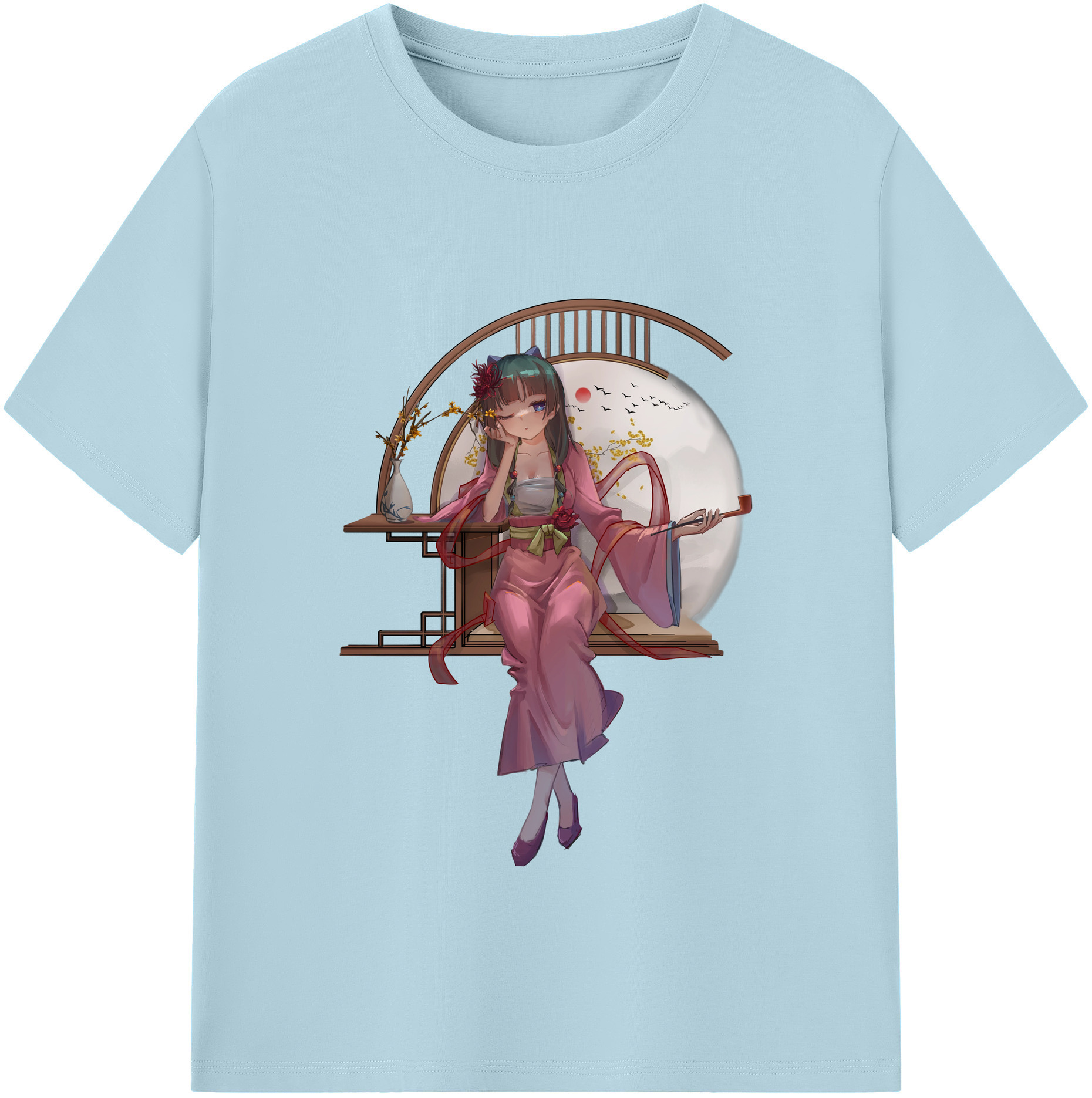 （画像用） 薬屋のひとりごと The Apothecary Diaries 綿100％半袖Tシャツ（フロントプリント）